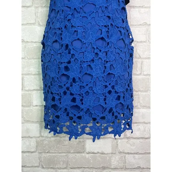 NWT Lulu’s Blue Lace Dress - Picture 3 of 14